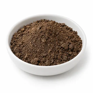 Representative Humalite- 100% (Granular Powder) material sample on a white background