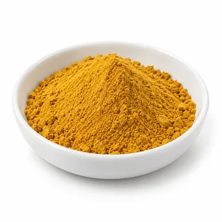 Representative Potassium fulvic acid 80% - Premium grade material sample on a white background